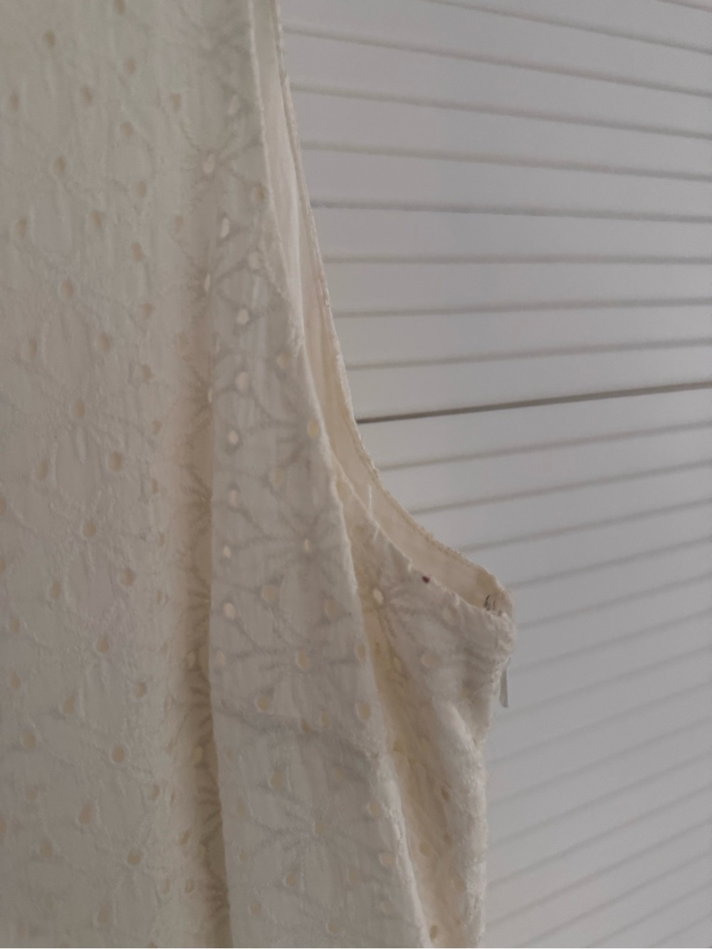 Frame White Broderie Anglaise Cotton Eyelet Midi Dress - Picture 6 of 7